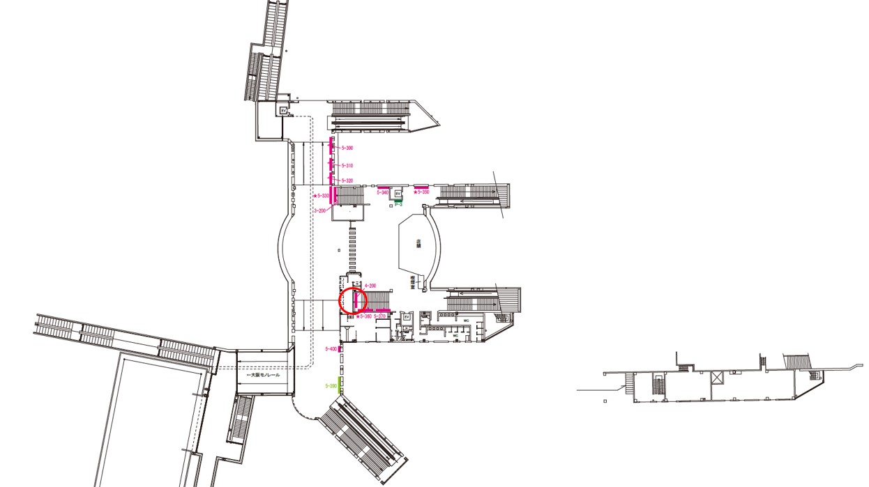 門真市駅　看板No.4-200配置図