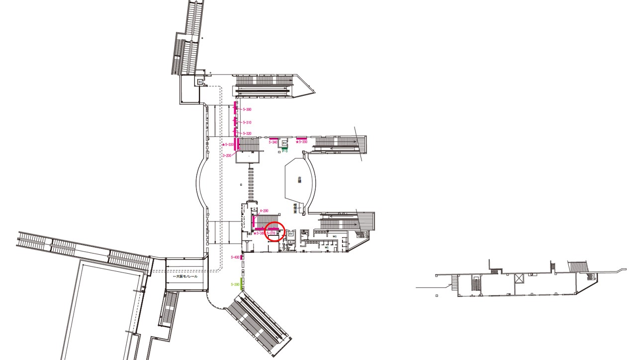 門真市駅　看板No.5-370配置図