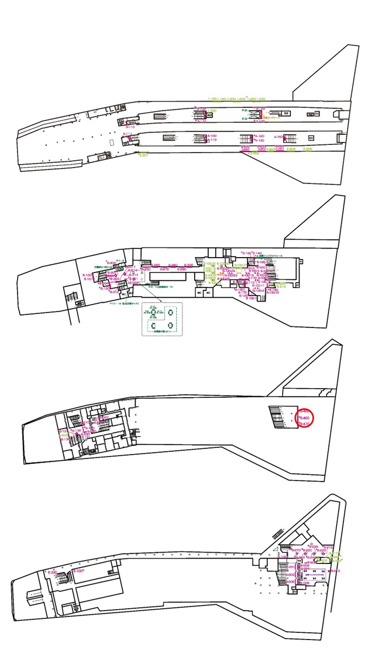京橋駅　看板No.8-460配置図